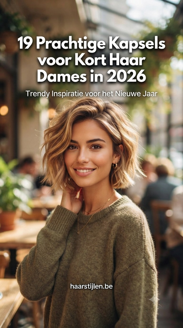 19 Prachtige Kapsels voor Kort Haar Dames in 2026