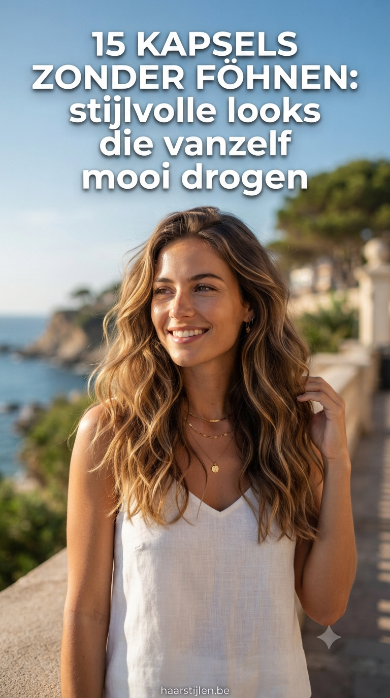 15 Kapsels Zonder Föhnen: stijlvolle looks die vanzelf mooi drogen