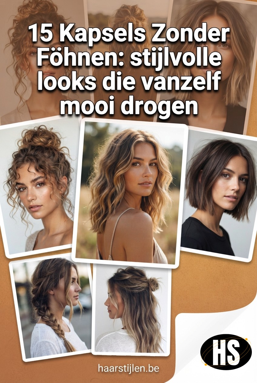15 Kapsels Zonder Föhnen: stijlvolle looks die vanzelf mooi drogen