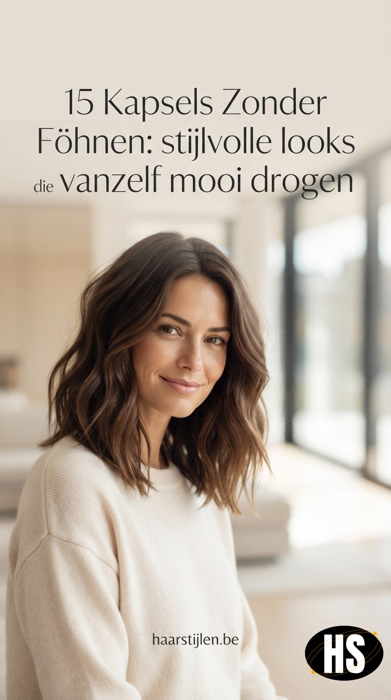 15 Kapsels Zonder Föhnen: stijlvolle looks die vanzelf mooi drogen