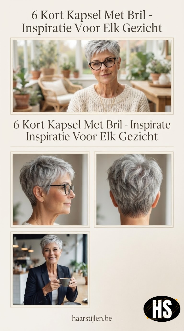 6 Kort Kapsel Met Bril - Inspiratie Voor Elk Gezicht