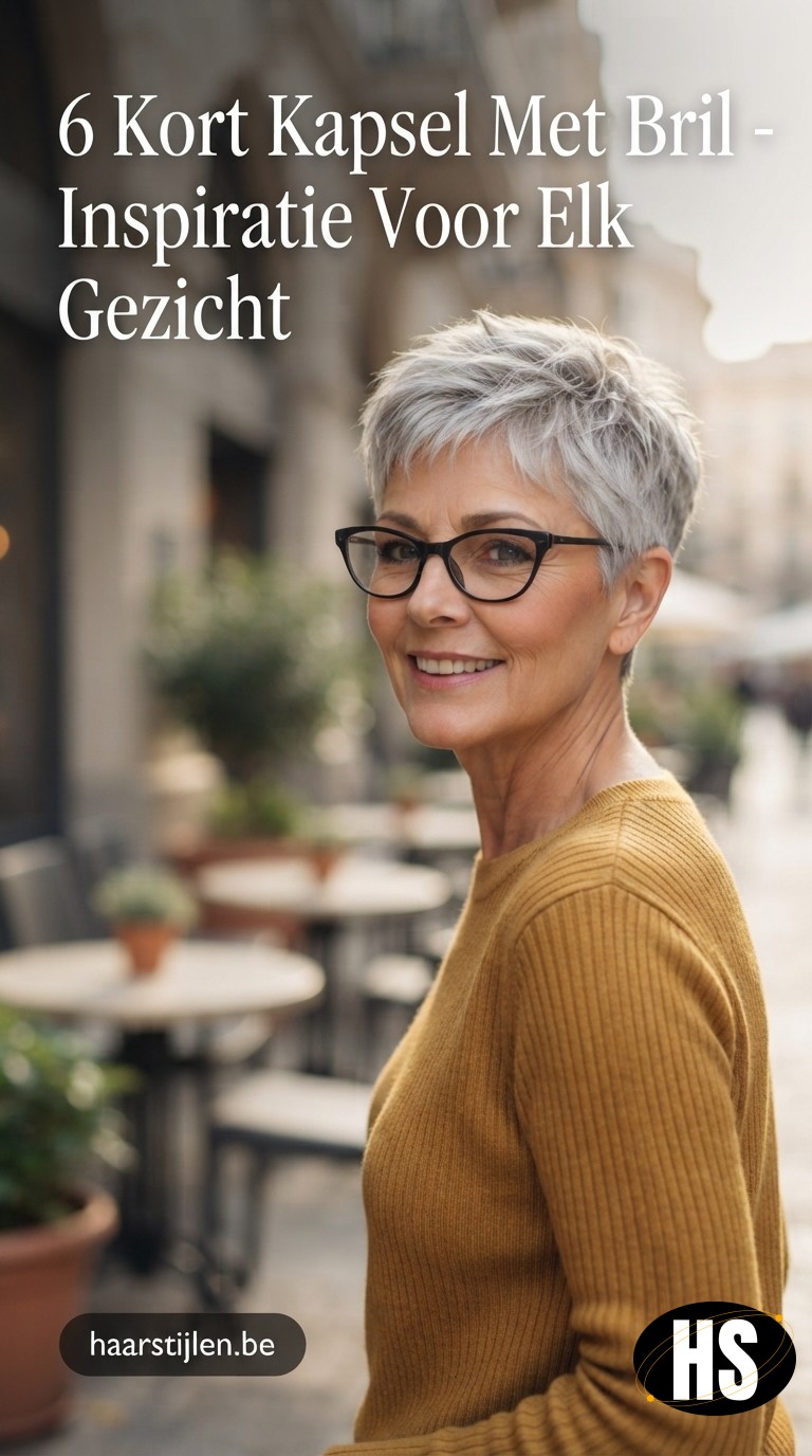 6 Kort Kapsel Met Bril - Inspiratie Voor Elk Gezicht