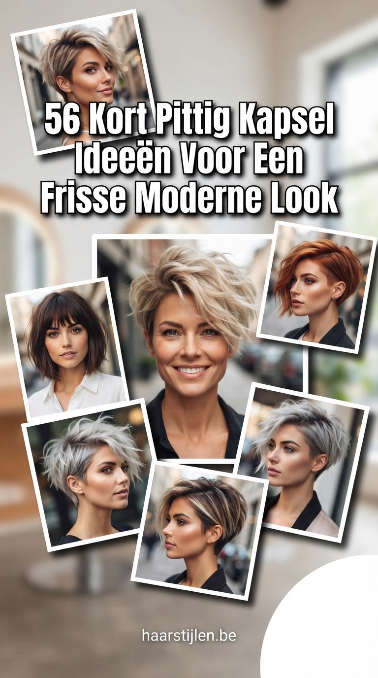 56 Kort Pittig Kapsel Ideeën Voor Een Frisse Moderne Look