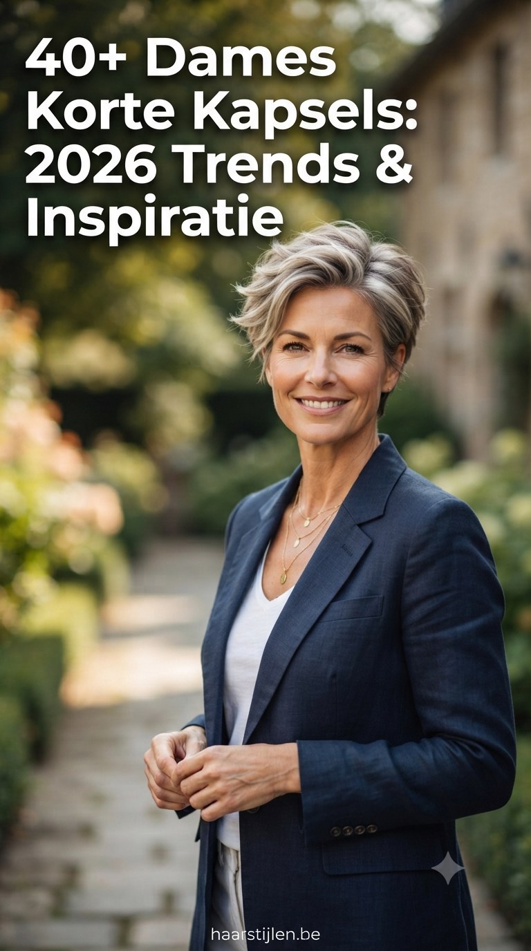 40+ Dames Korte Kapsels: 2026 Trends & Inspiratie