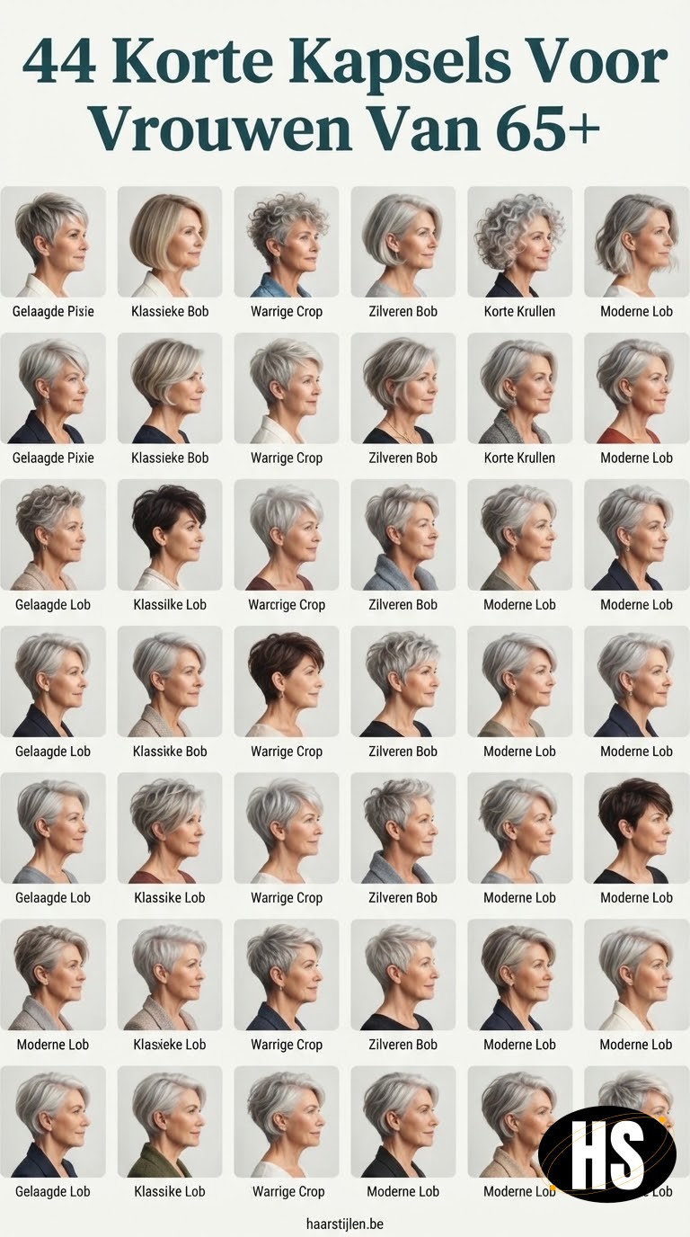 44 Korte Kapsels Voor Vrouwen Van 65+