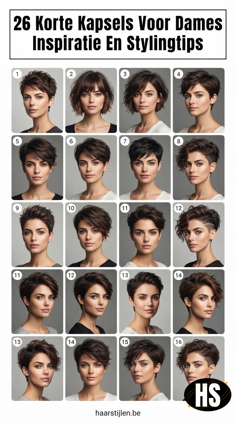 26 Korte Kapsels Voor Dames Inspiratie En Stylingtips