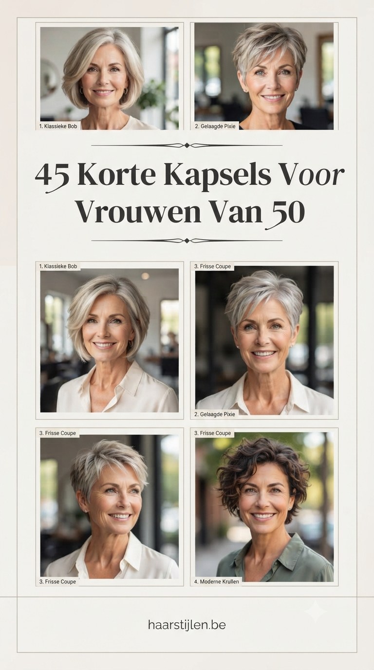 45 Korte Kapsels Voor Vrouwen Van 50