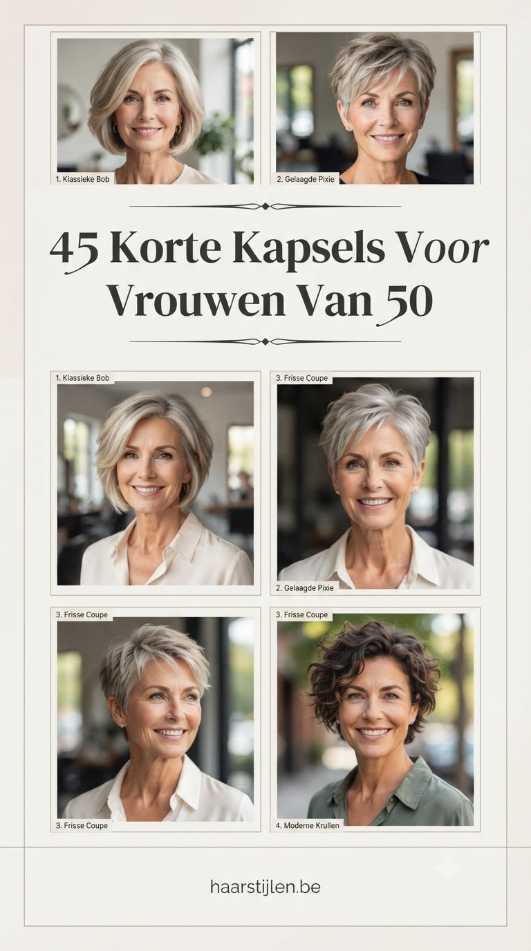 45 Korte Kapsels Voor Vrouwen Van 50
