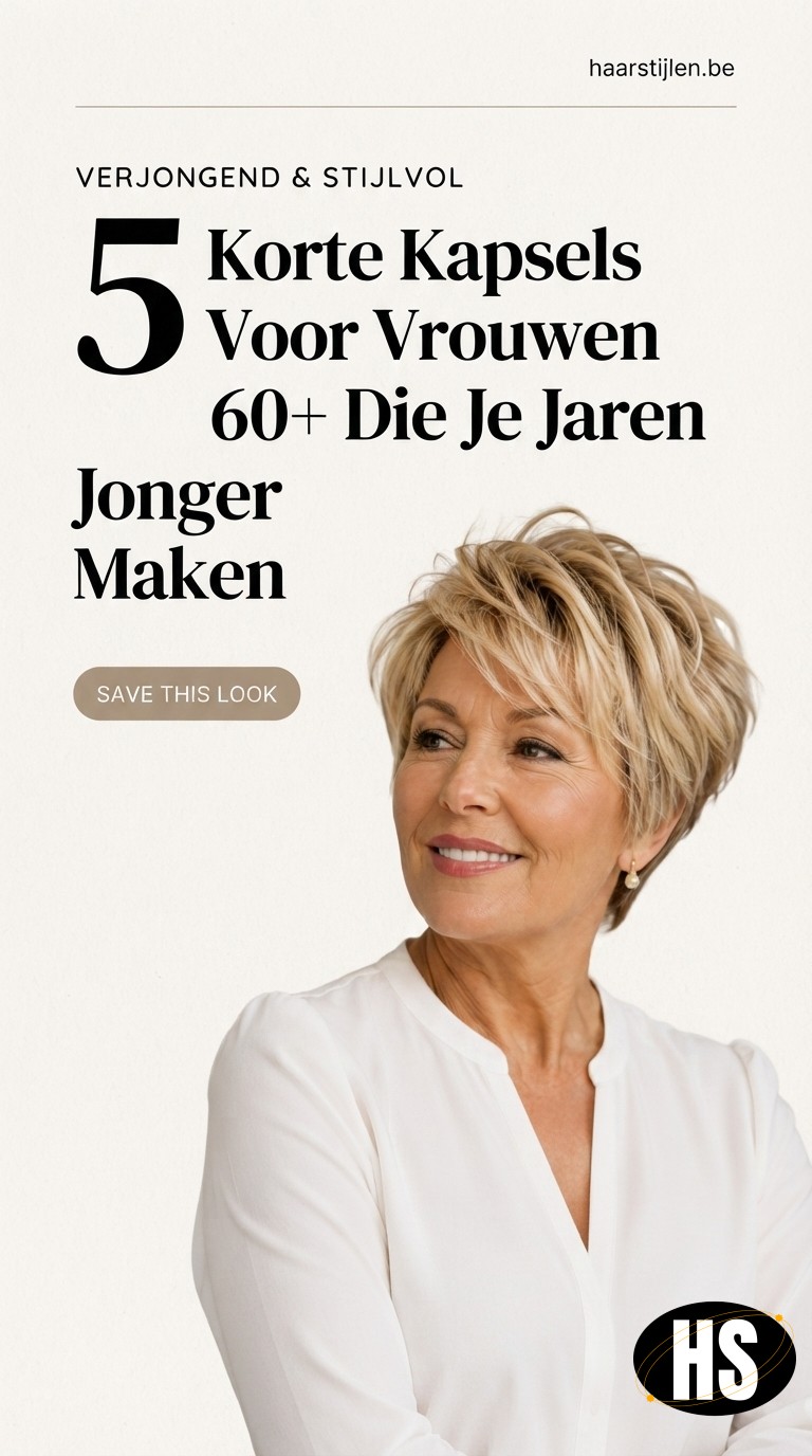 5 Korte Kapsels Voor Vrouwen 60+ Die Je Jaren Jonger Maken