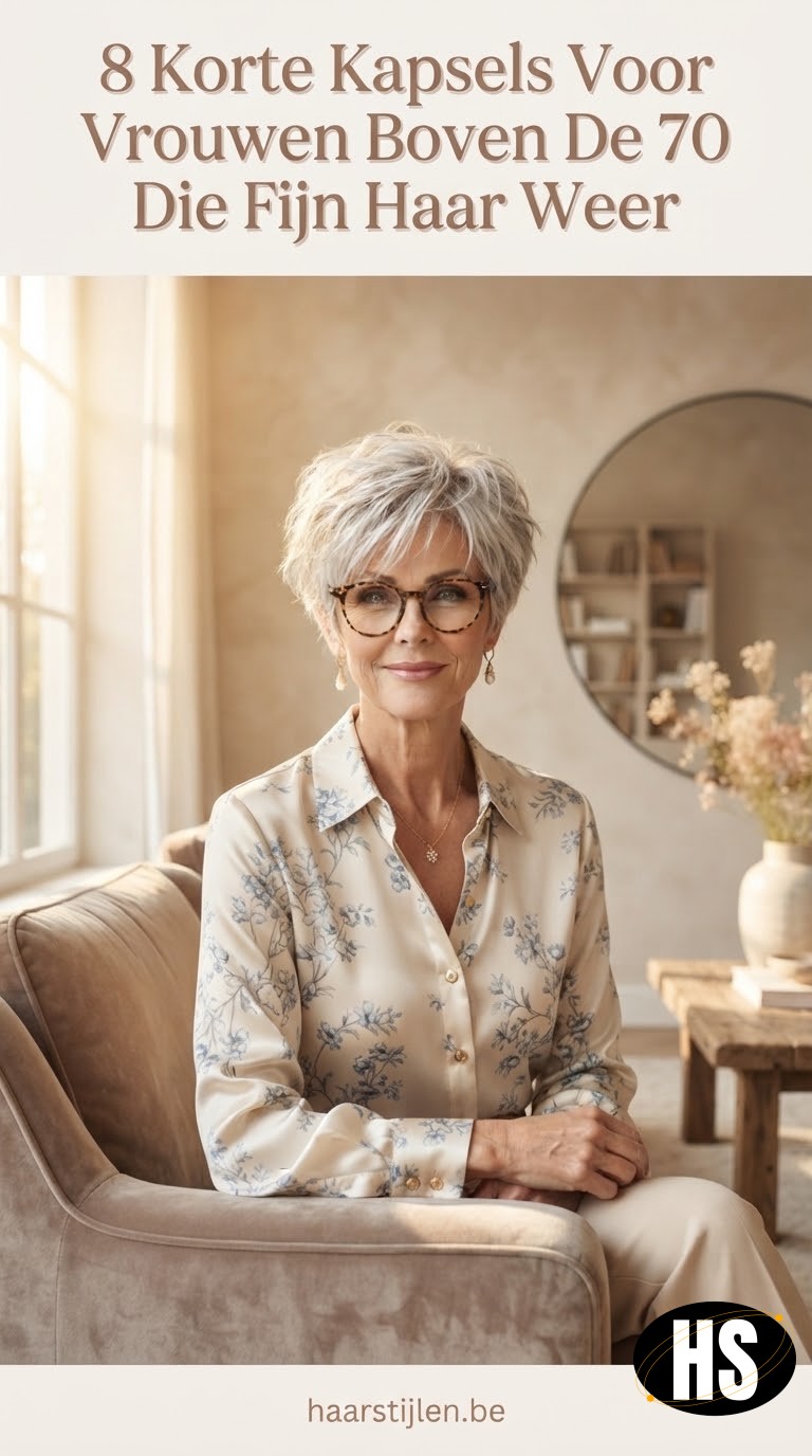 8 Korte Kapsels Voor Vrouwen Boven De 70 Die Fijn Haar Weer