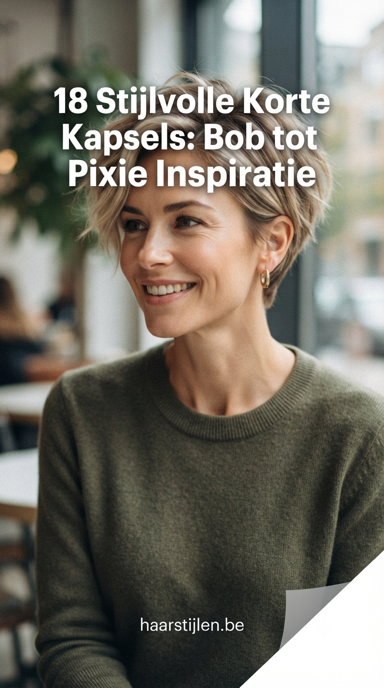 18 Stijlvolle Korte Kapsels: Bob tot Pixie Inspiratie
