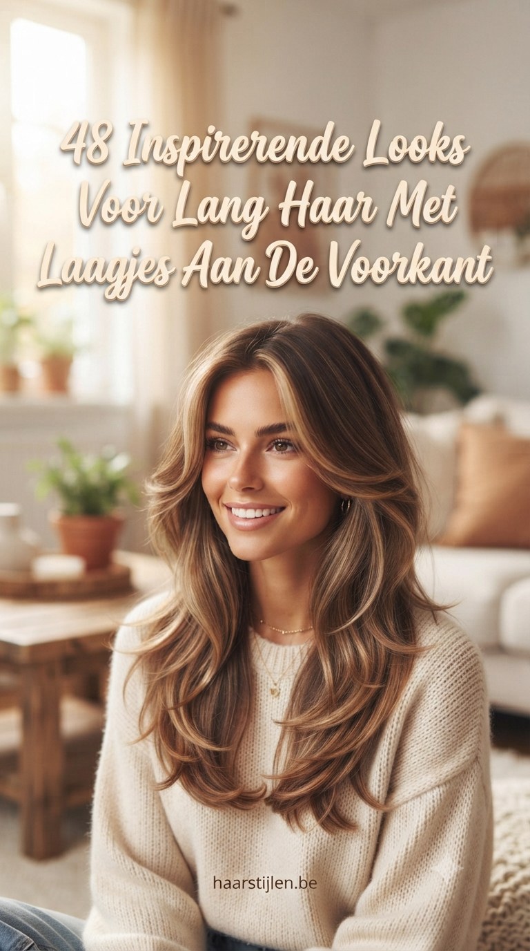 48 Inspirerende Looks Voor Lang Haar Met Laagjes Aan De Voorkant
