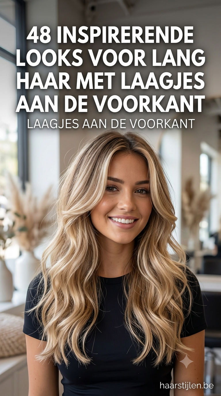 48 Inspirerende Looks Voor Lang Haar Met Laagjes Aan De Voorkant