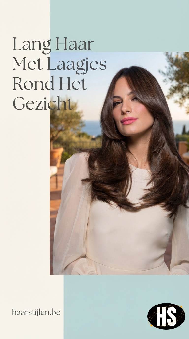 Lang Haar Met Laagjes Rond Het Gezicht