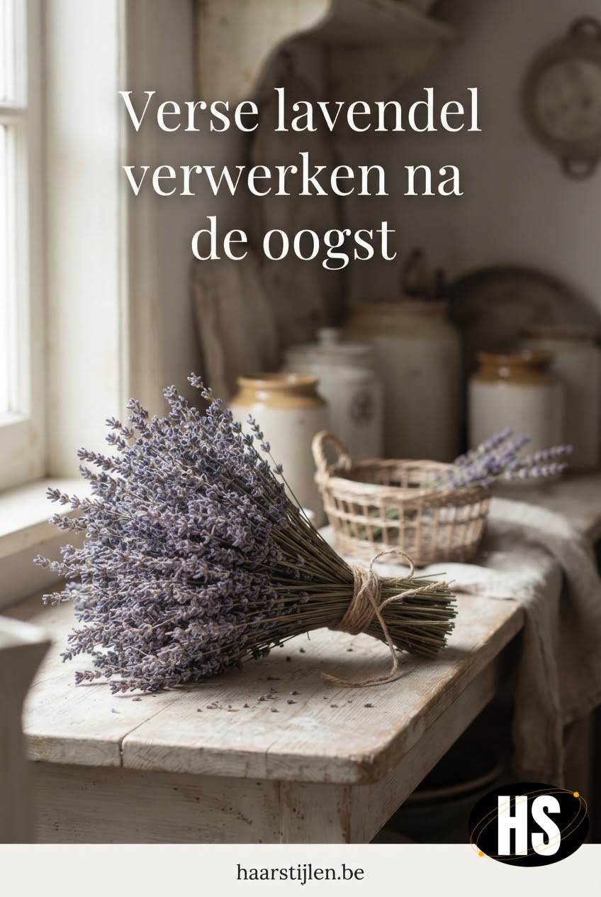 Verse lavendel verwerken na de oogst