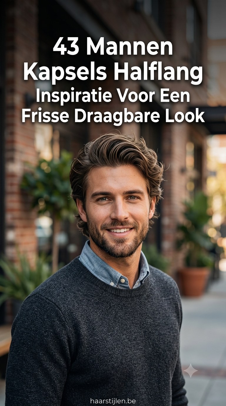 43 Mannen Kapsels Halflang Inspiratie Voor Een Frisse Draagbare Look