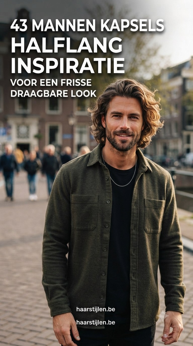 43 Mannen Kapsels Halflang Inspiratie Voor Een Frisse Draagbare Look