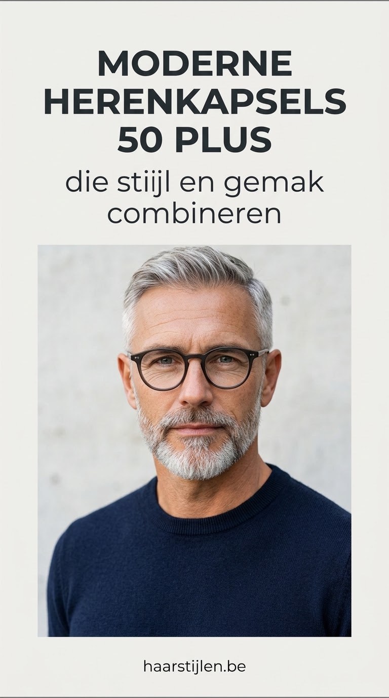 Moderne herenkapsels 50 plus die stijl en gemak combineren