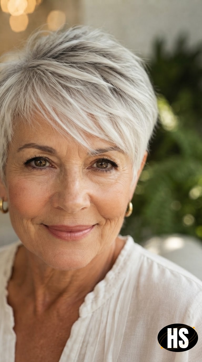Luchtige pixie cut voor fijn haar