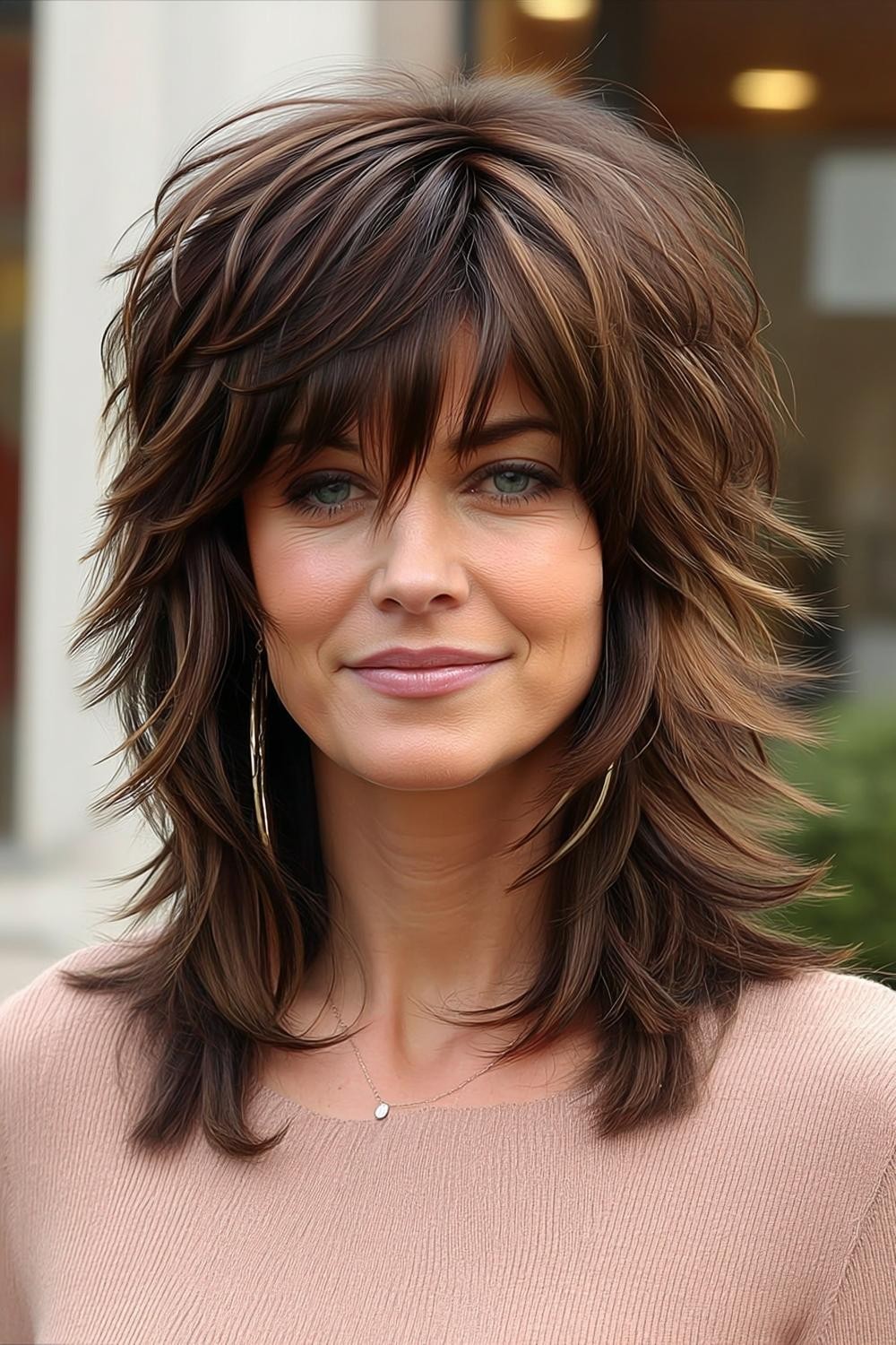 Gelaagde Halflange Elegantie