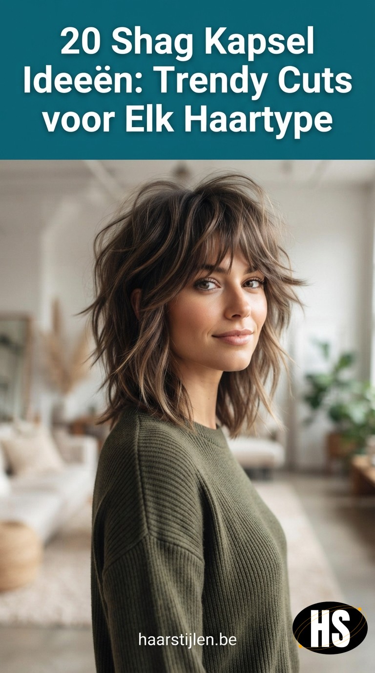 20 Shag Kapsel Ideeën: Trendy Cuts voor Elk Haartype