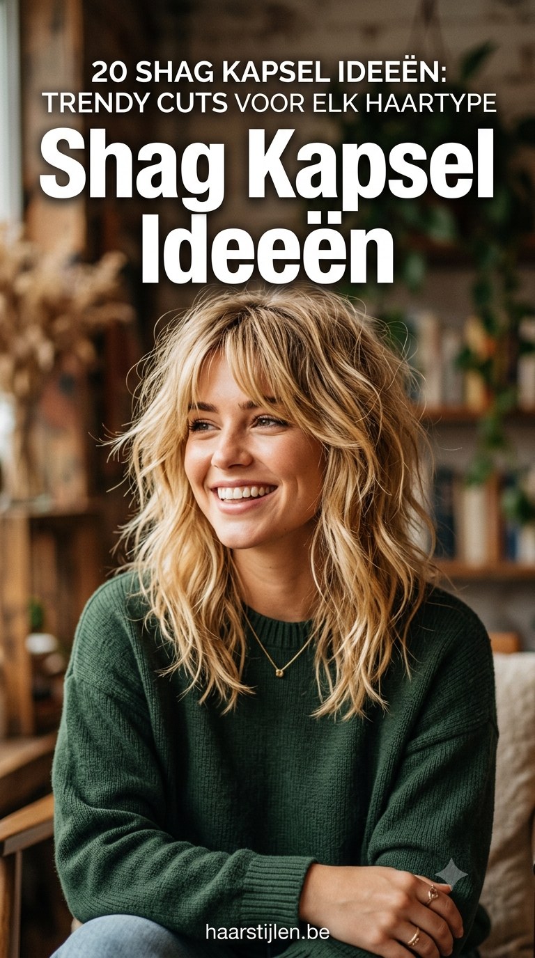 20 Shag Kapsel Ideeën: Trendy Cuts voor Elk Haartype