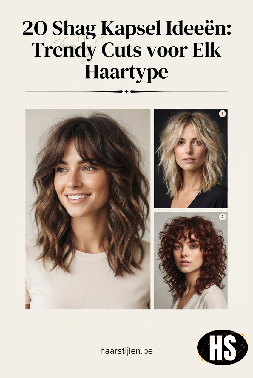 20 Shag Kapsel Ideeën: Trendy Cuts voor Elk Haartype