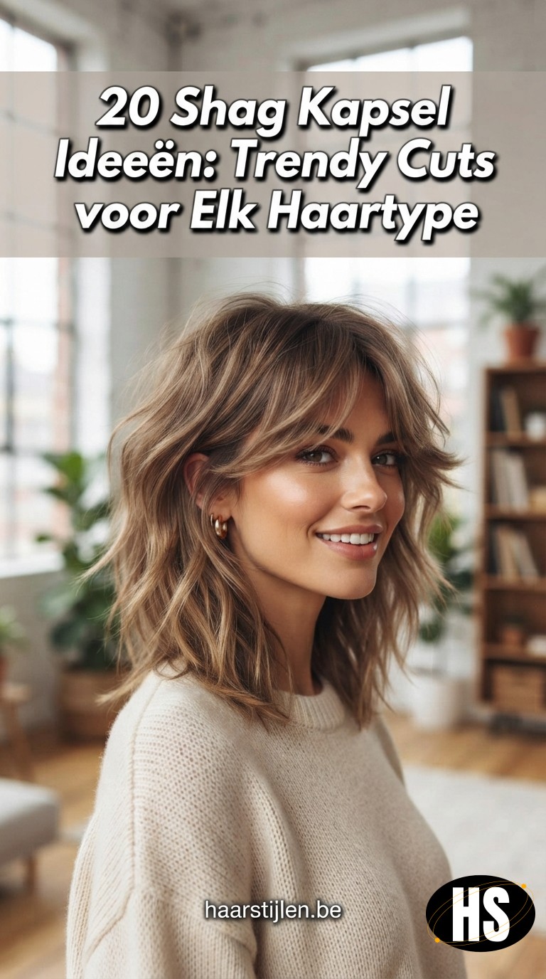20 Shag Kapsel Ideeën: Trendy Cuts voor Elk Haartype