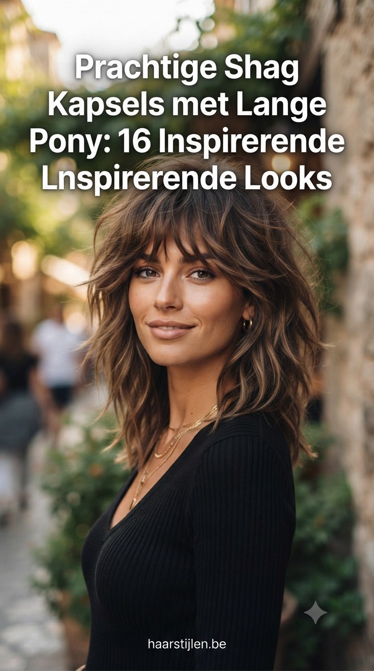 Prachtige Shag Kapsels met Lange Pony: 16 Inspirerende Looks