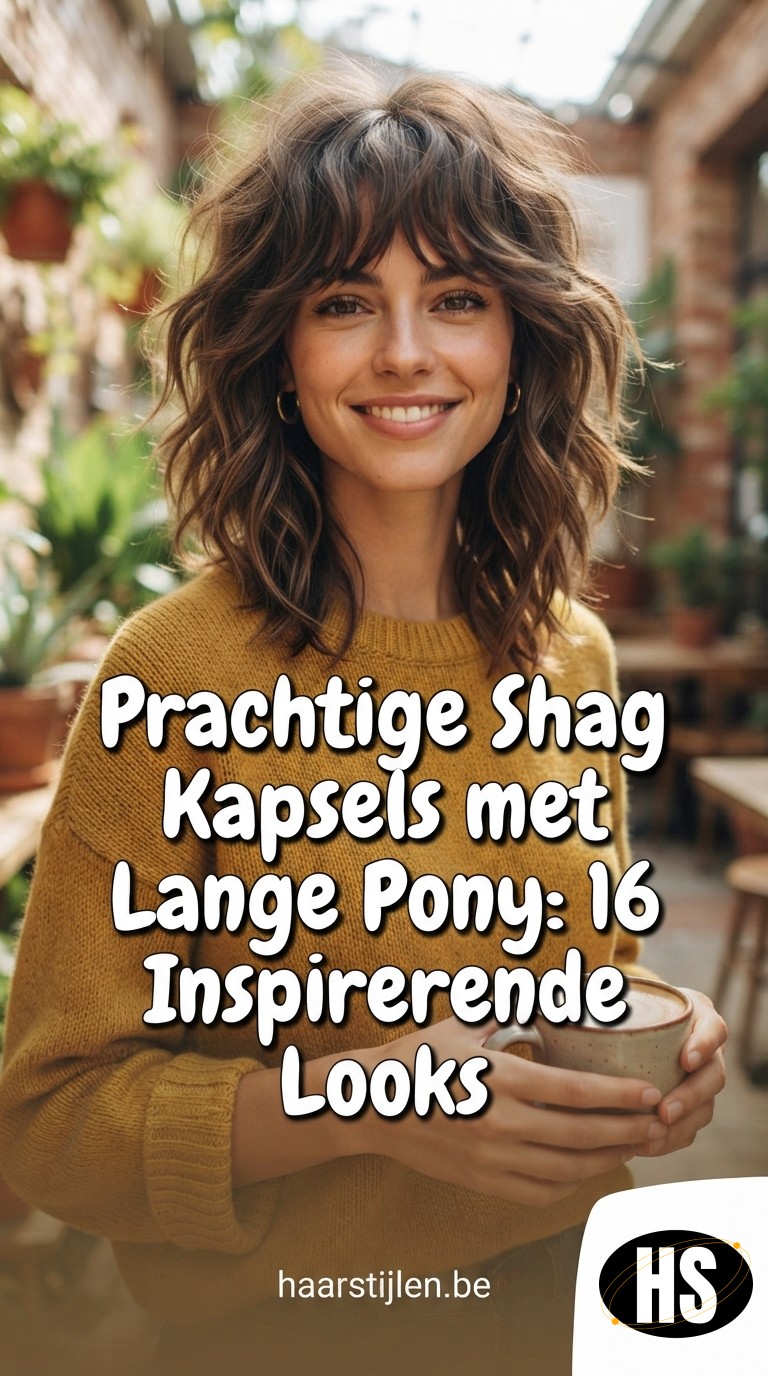 Prachtige Shag Kapsels met Lange Pony: 16 Inspirerende Looks