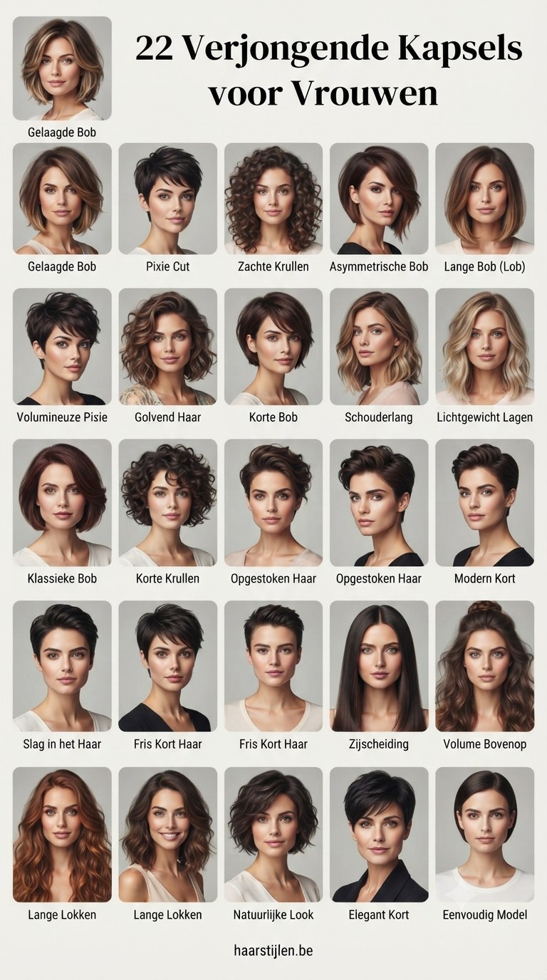 22 Verjongende Kapsels voor Vrouwen