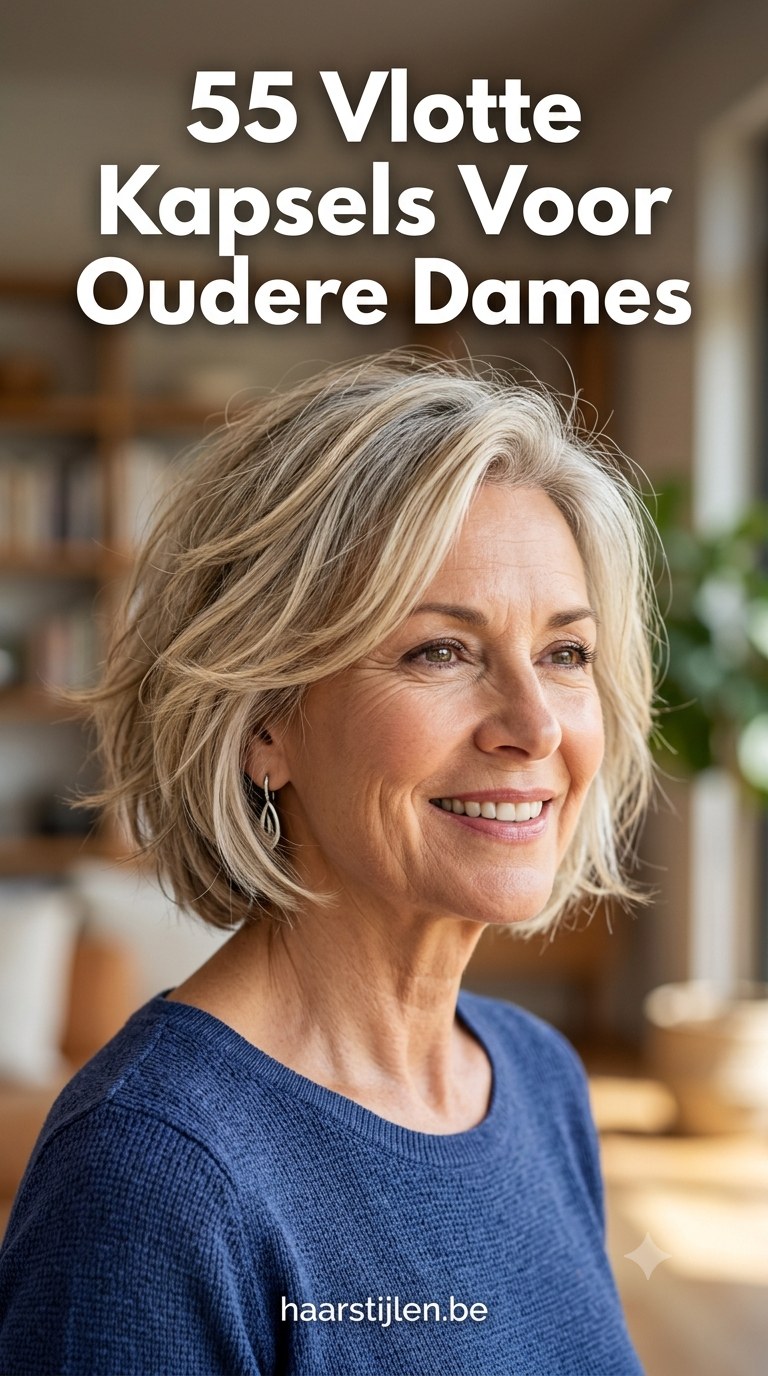 55 Vlotte Kapsels Voor Oudere Dames
