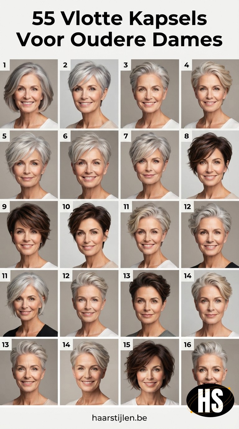 55 Vlotte Kapsels Voor Oudere Dames