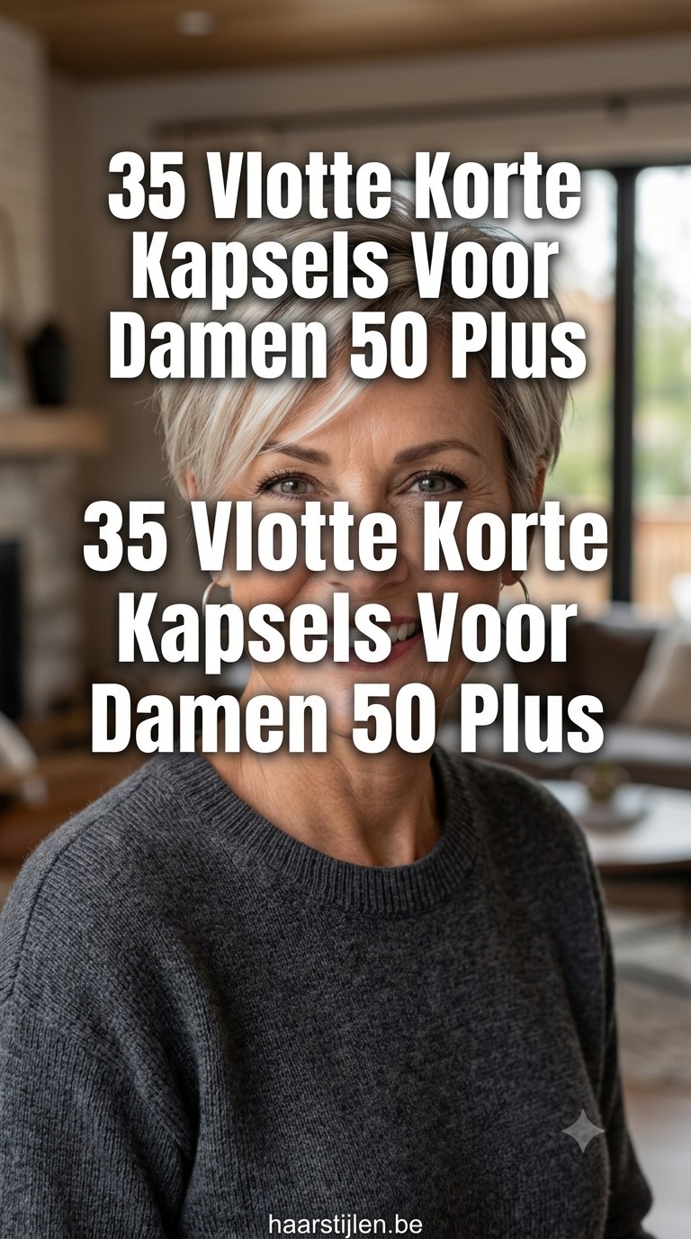 35 Vlotte Korte Kapsels Voor Damen 50 Plus