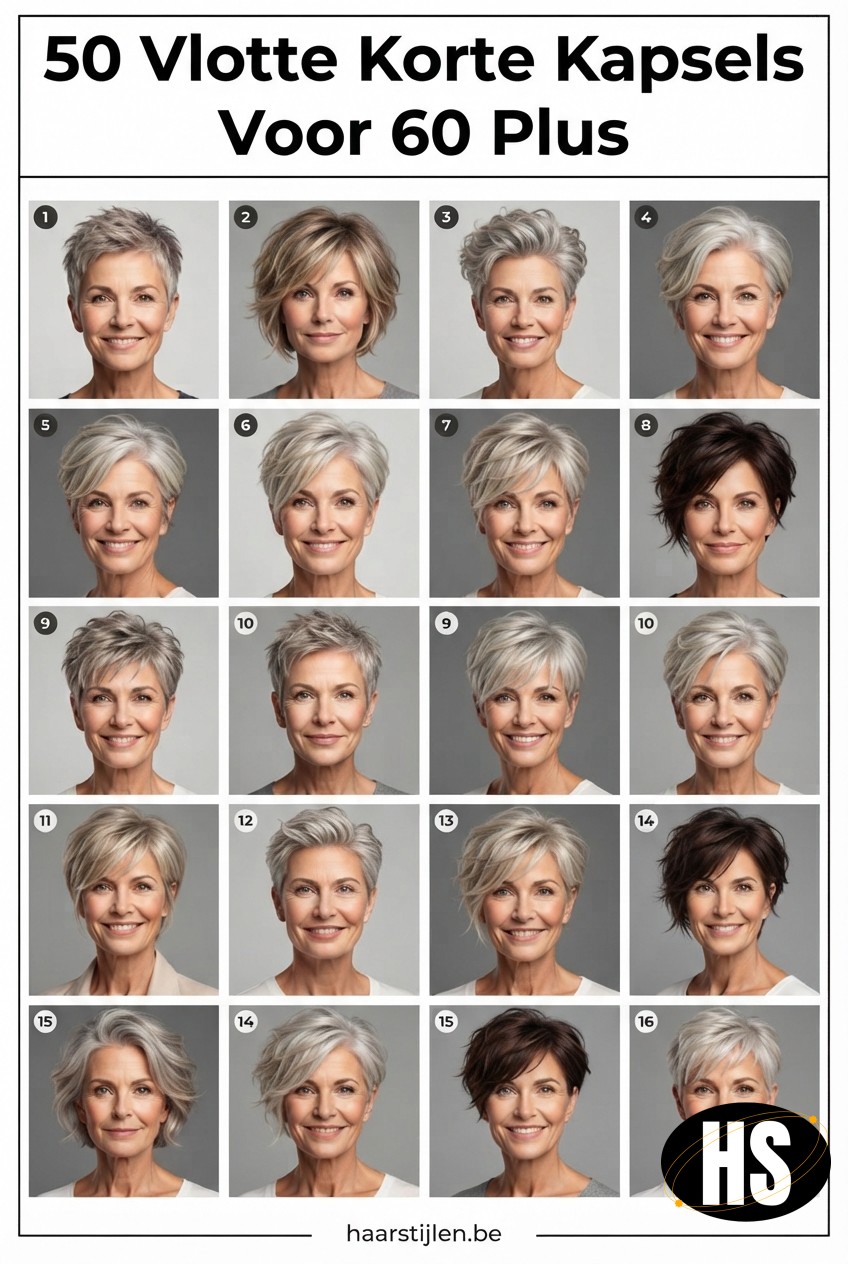 50 Vlotte Korte Kapsels Voor 60 Plus