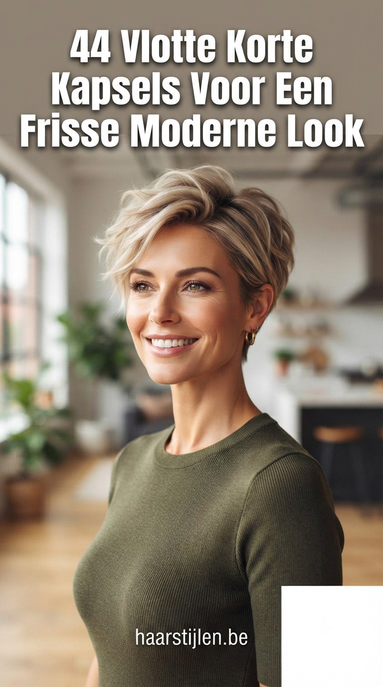 44 Vlotte Korte Kapsels Voor Een Frisse Moderne Look