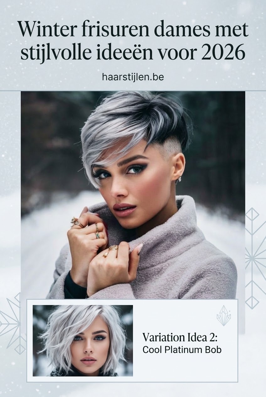 Winter frisuren dames met stijlvolle ideeën voor 2026
