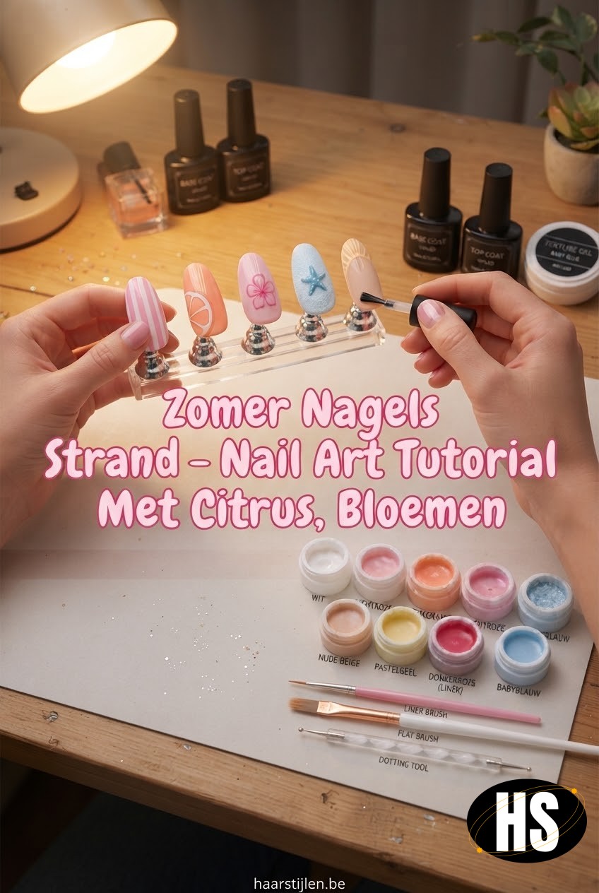 Zomer Nagels Strand - Nail Art Tutorial Met Citrus, Bloemen