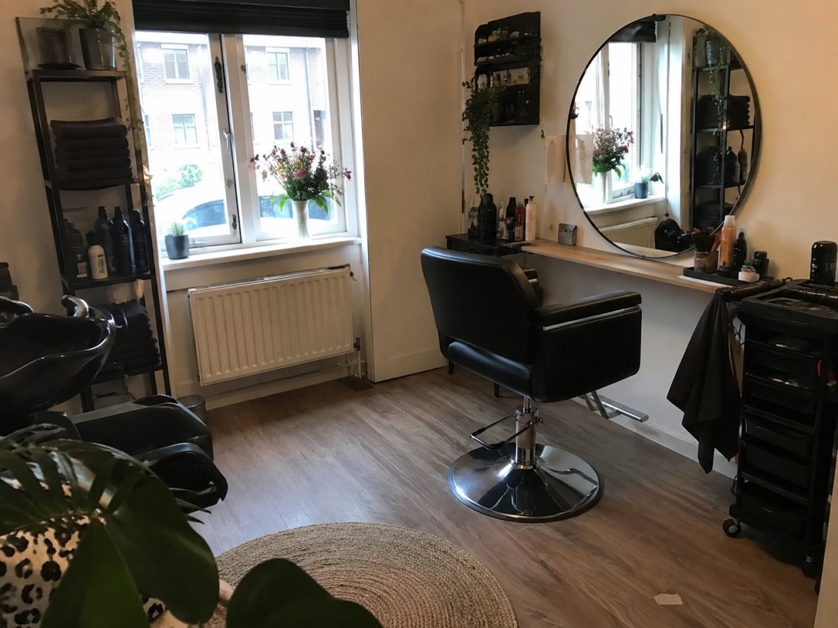 Professionele kleine kapsaloninrichting thuis
