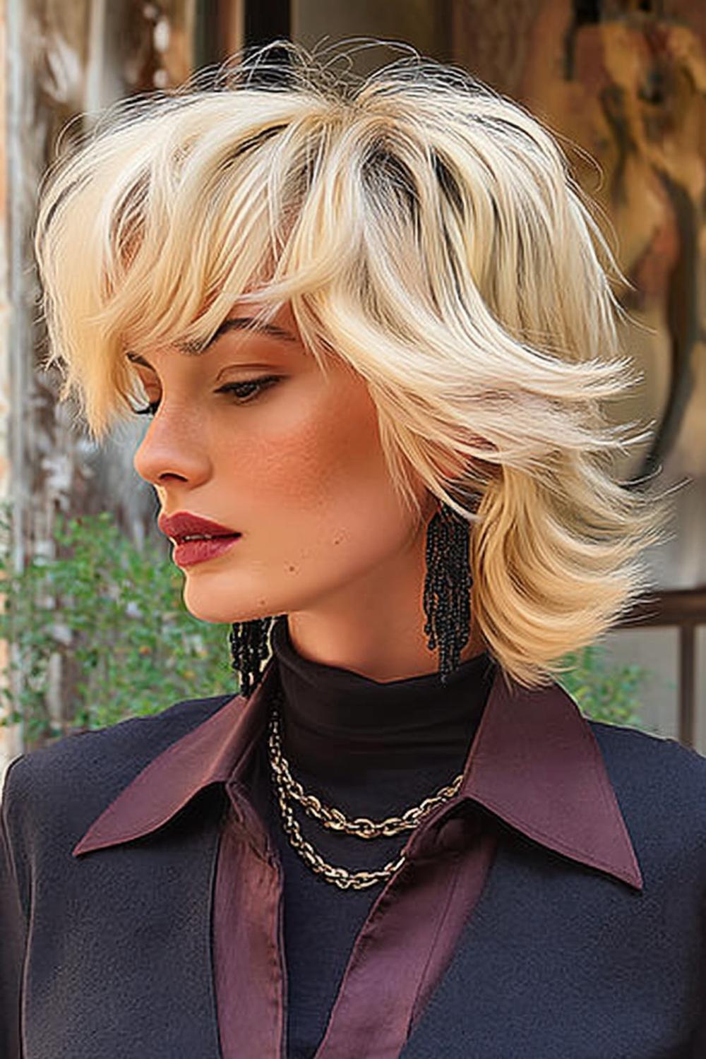 Gelaagde Bob Textuur