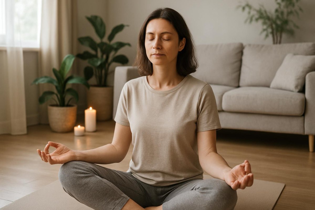 Ontspanning vermindert stress voor haar