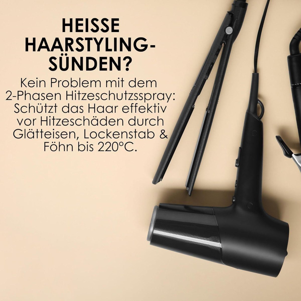 Haar beschermen tegen hitte
