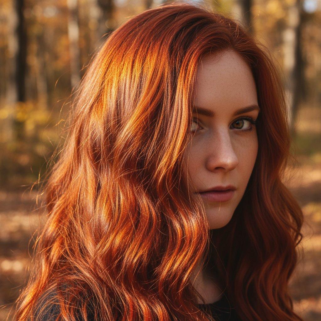 Haarfarben voor de herfst die natuurlijk en warm ogen