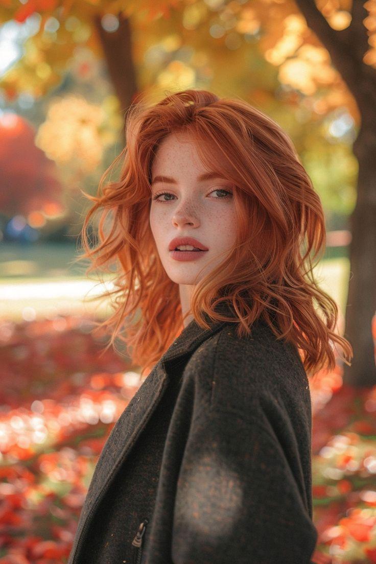 Fall hair colors ideeën voor een warme herfstlook