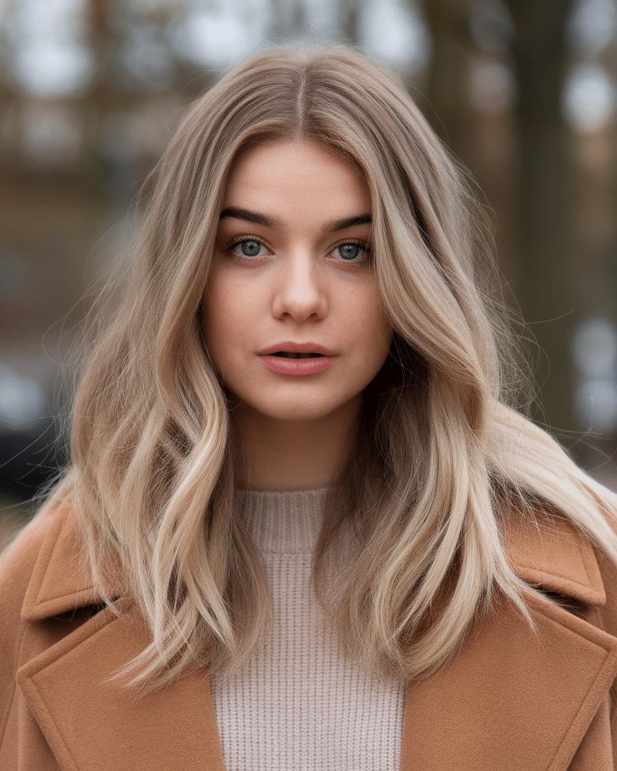 zacht beige blond herfsthaar