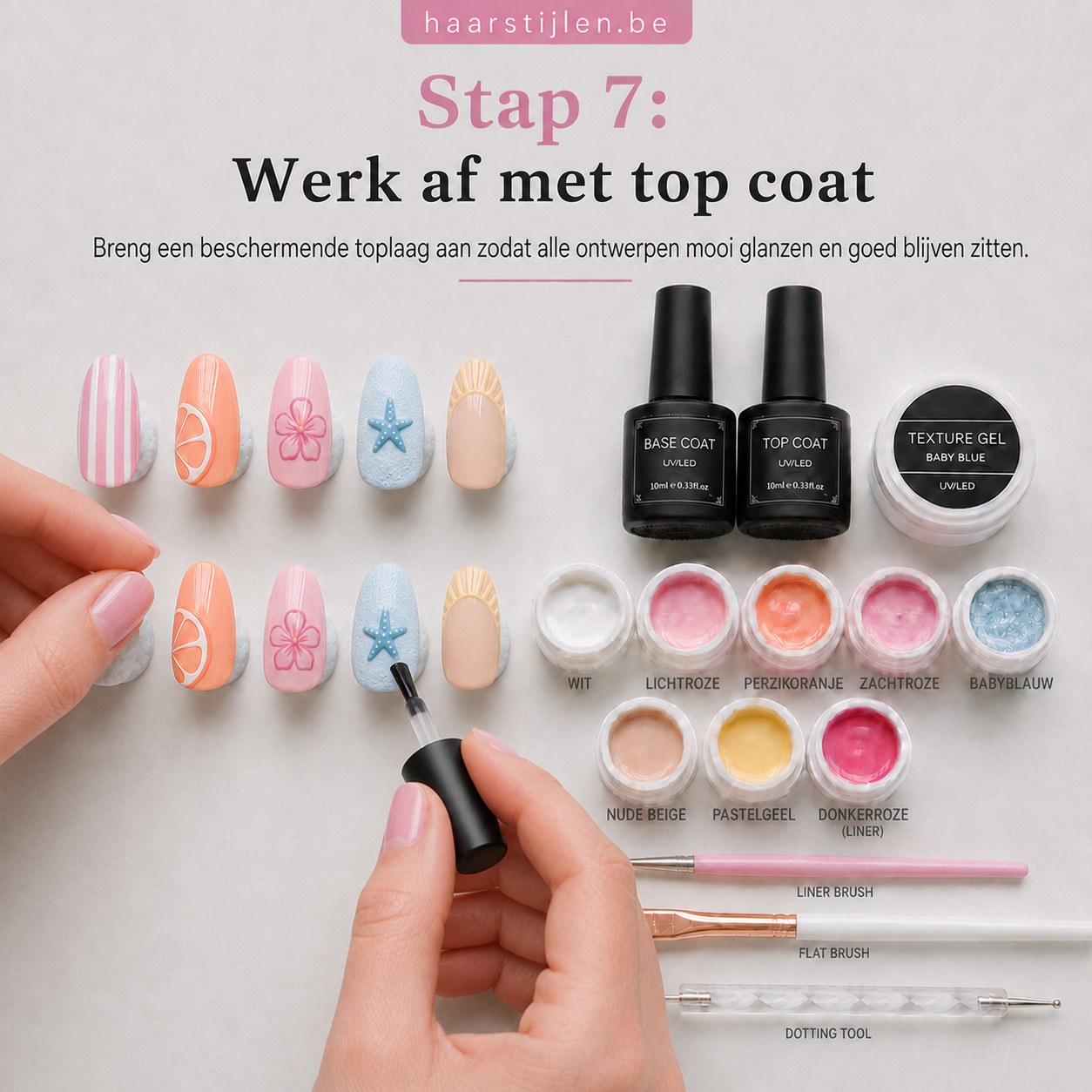 Zomer Nagels Strand - Nail Art Tutorial Met Citrus, Bloemen