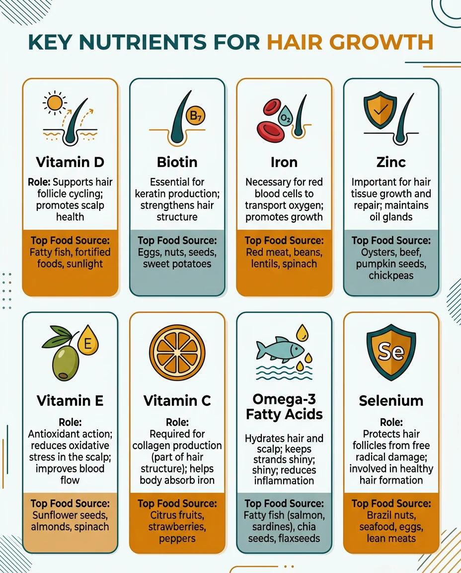 Vitamines mineralen voor haargezondheid